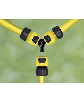 Conector de 3 vías Karcher negro