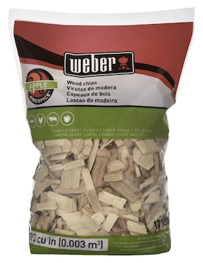Astillas Weber madera de manzano