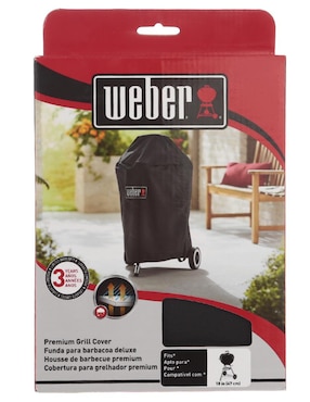 Funda para asador Weber negra