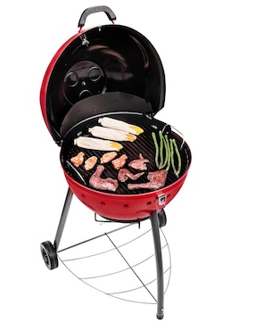 Asador de carbón Char-Broil Kettleman TRU-Infrared rojo