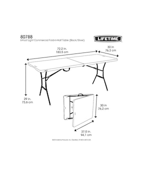 Mesa plegable Lifetime
