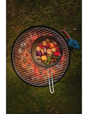Sartén Wok Tramontina Churrasco aluminio anodizado