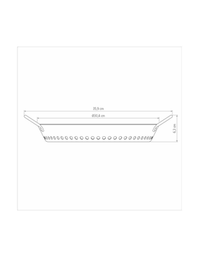 Canastilla para asador Tramontina de aluminio