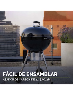 Asador de carbón Avera AC22P