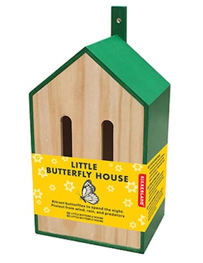 Casita de madera Kikkerland para mariposas