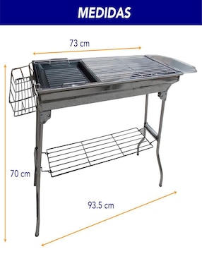 Asador de carbón Chic Fantasy Y16329