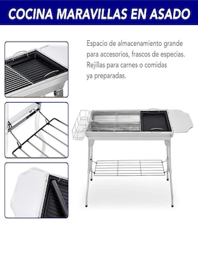 Asador de carbón Chic Fantasy Y16329