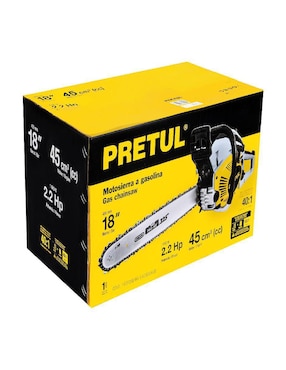 Motosierra a gasolina Pretul MOT-4518P