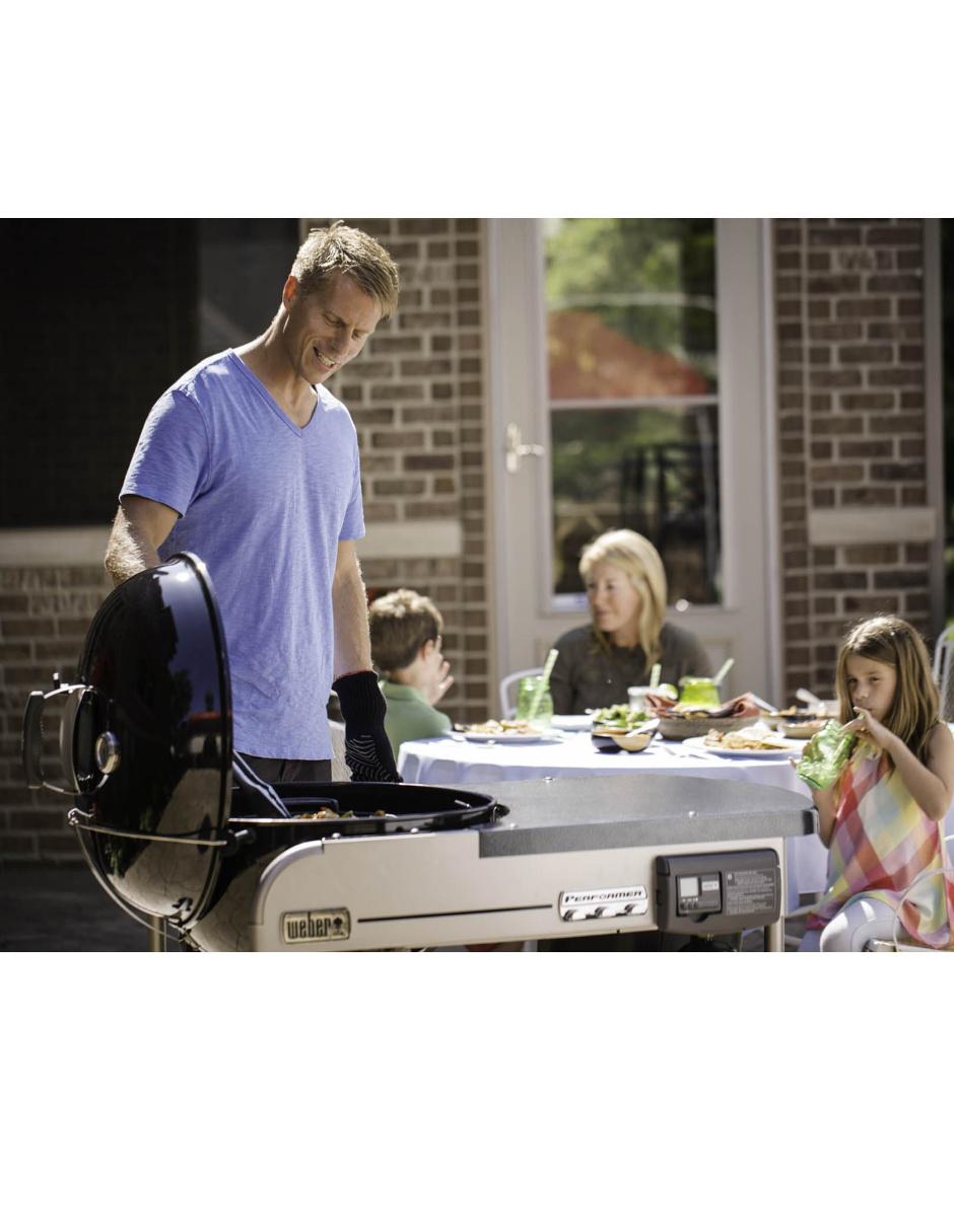 Asador de carbón Performer Deluxe 9