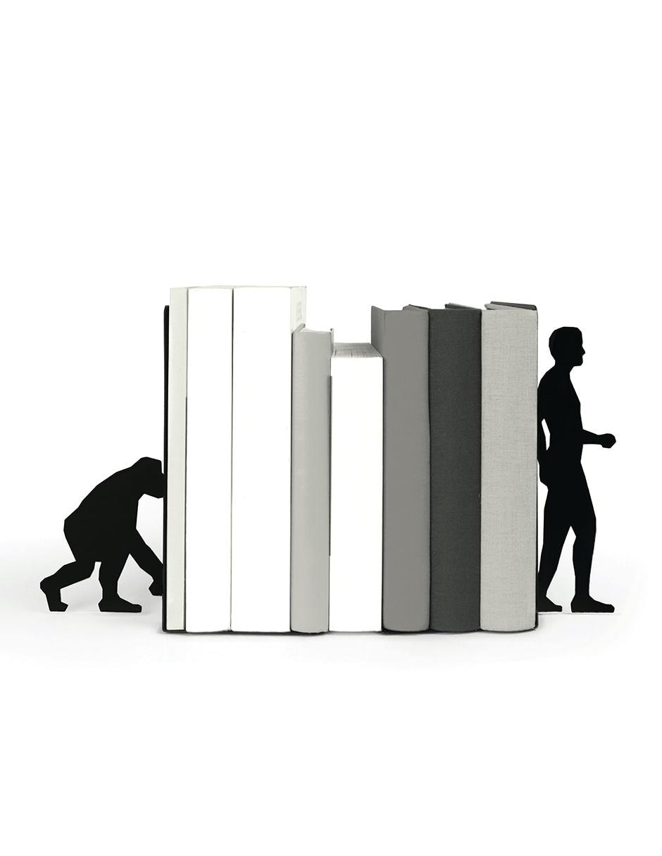 Sujetalibros evolución del hombre 5