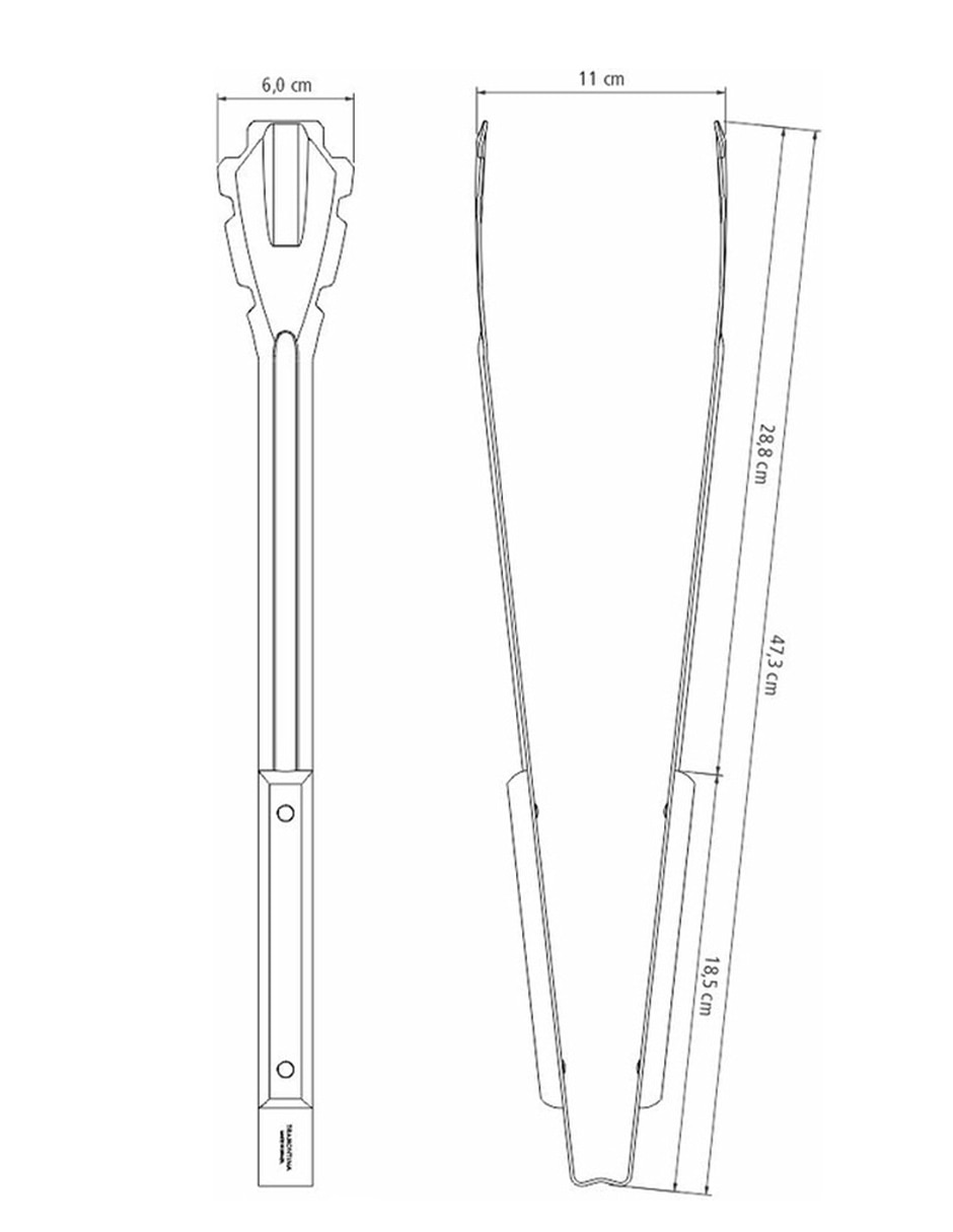 Pinza para asado Churrasco 3