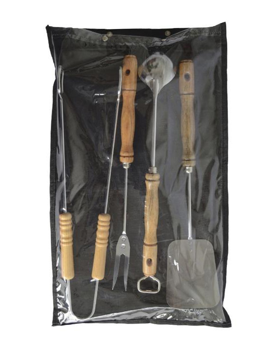 Set de utensilios para asador 2