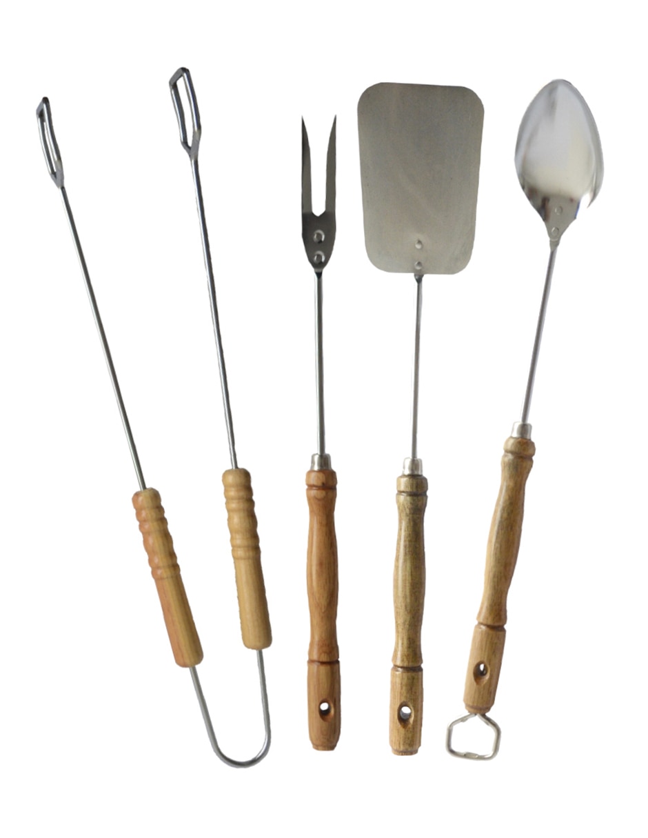 Set de utensilios para asador 3