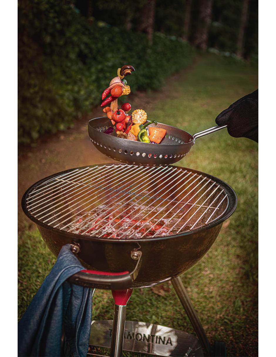 Sartén Wok Churrasco aluminio anodizado 5