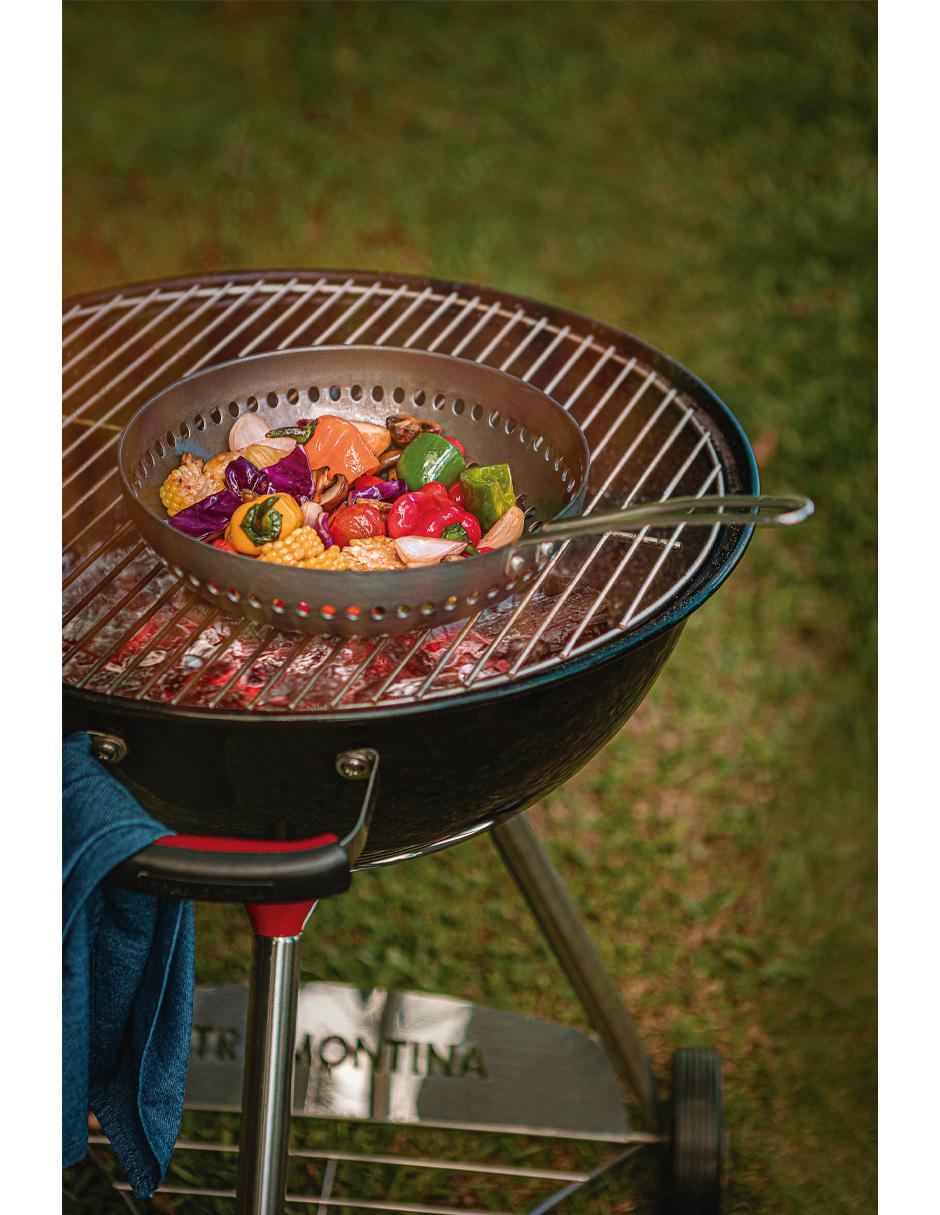 Sartén Wok Churrasco aluminio anodizado 6