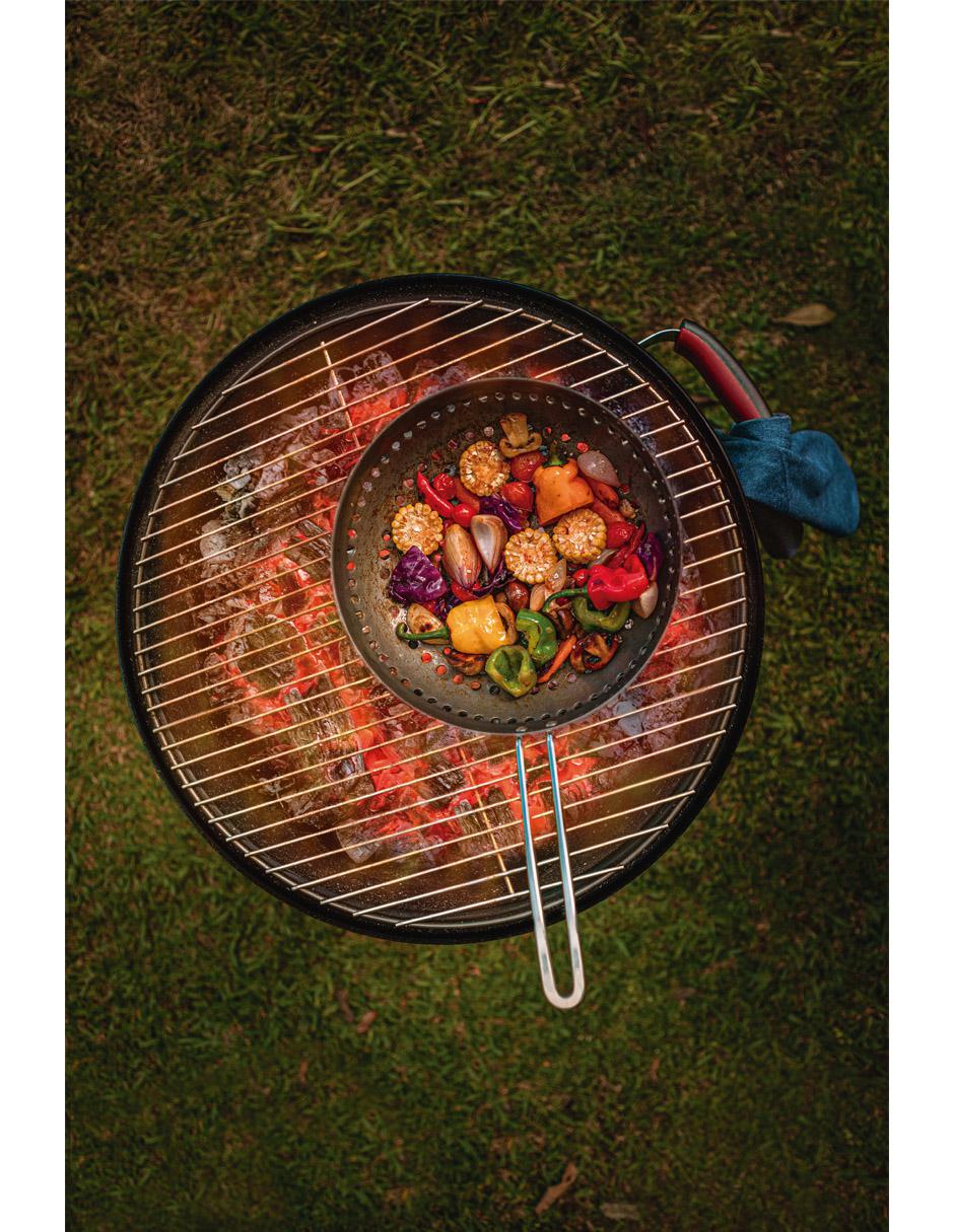 Sartén Wok Churrasco aluminio anodizado 7