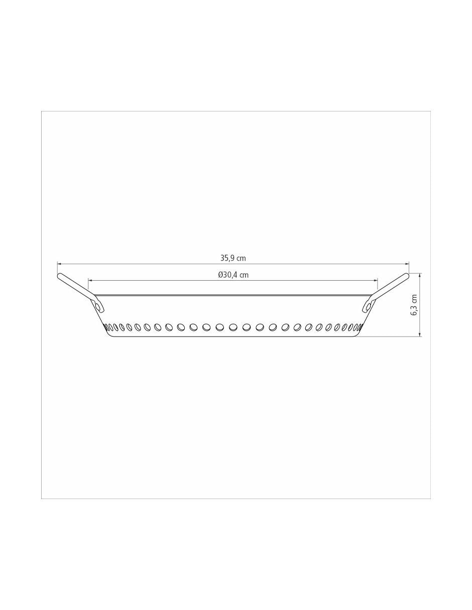 Canastilla para asador de aluminio 5
