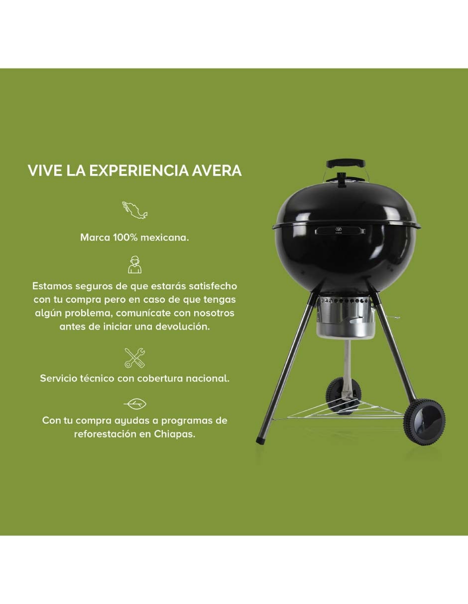 Asador de carbón AC22P 5
