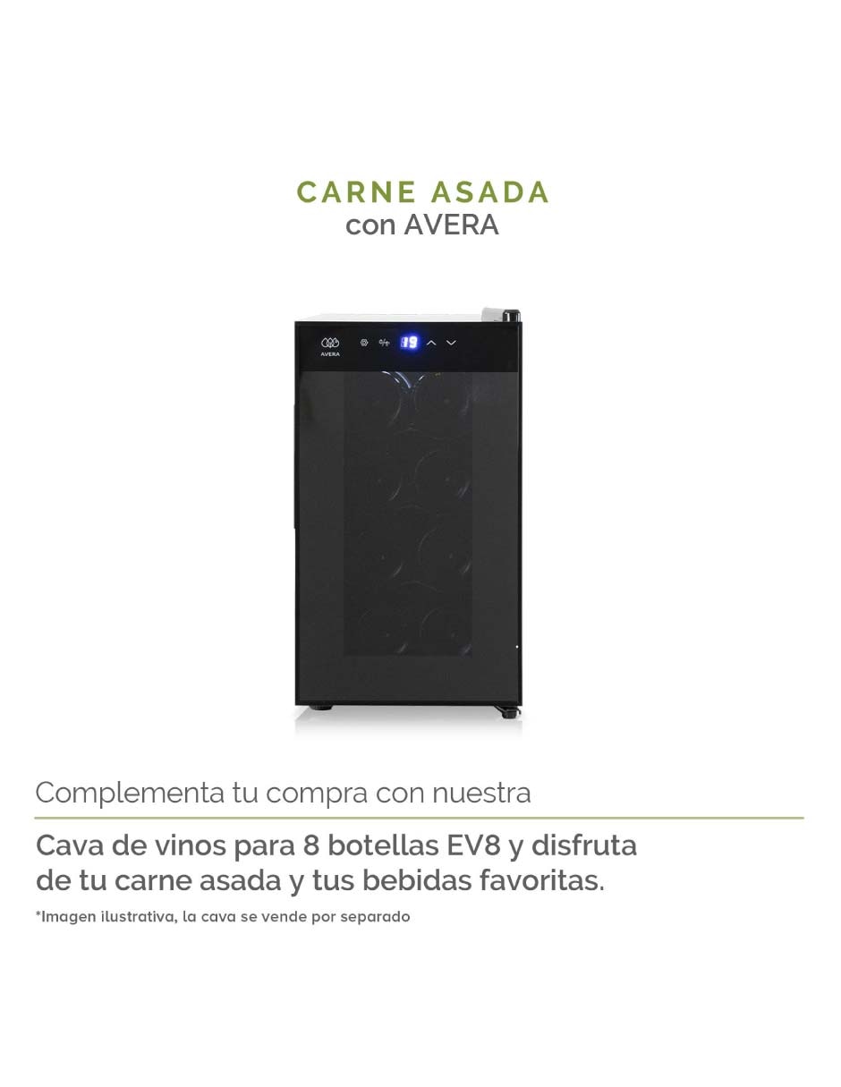 Asador de carbón AC22P 9