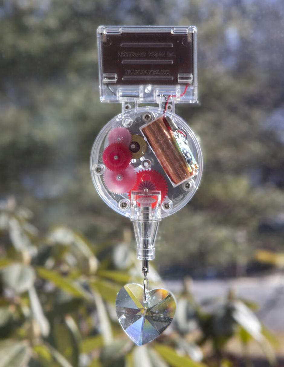 Figura solar Hacer arcoíris destellos en forma de corazón 3
