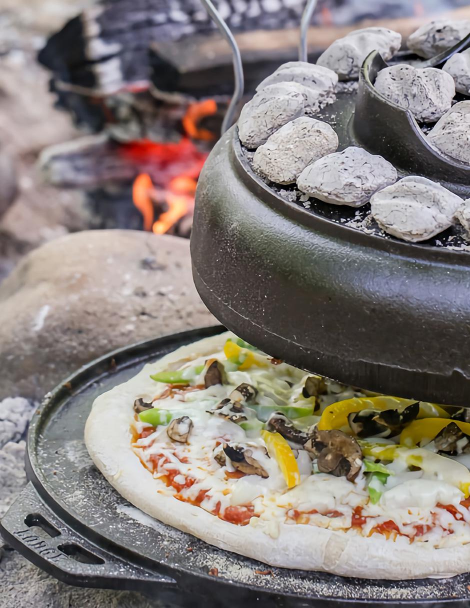 Asador de carbón Wok 3