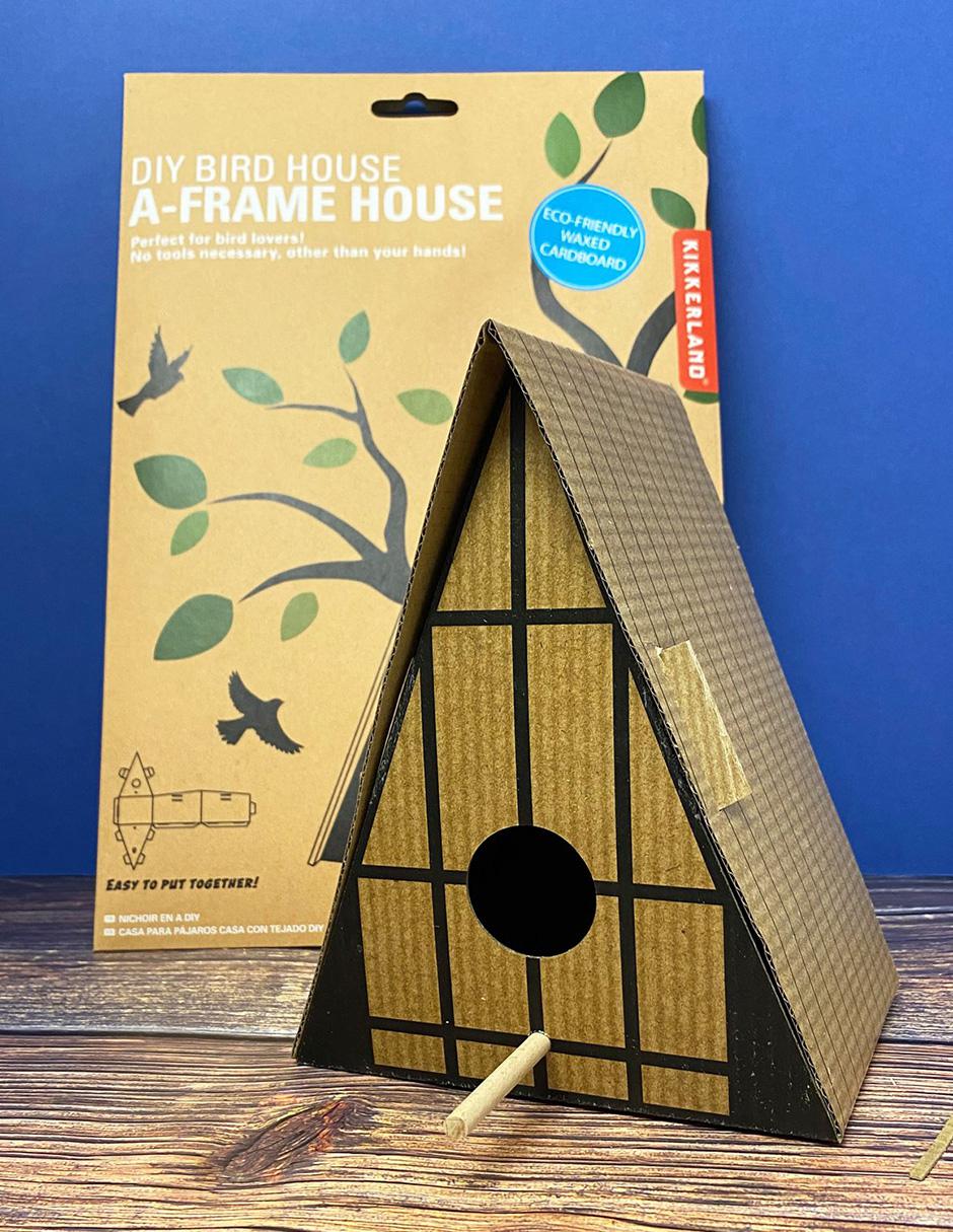 Casa en forma de A para pájaros 3