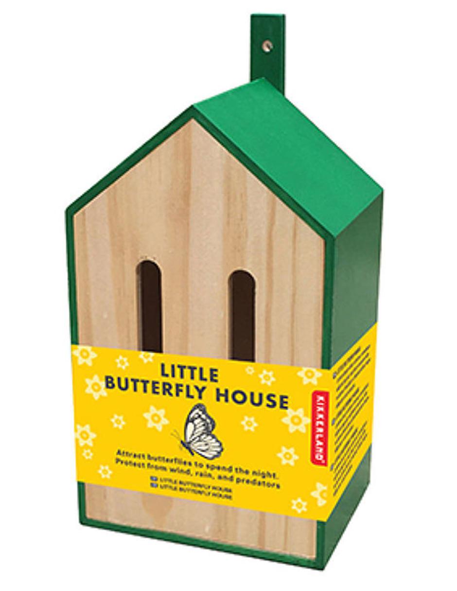 Casita de madera para mariposas 7