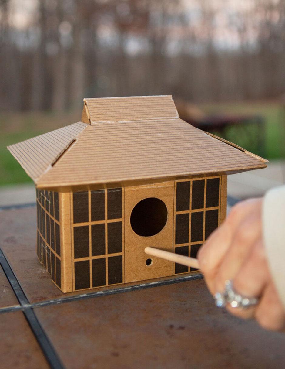 Casa de te Japonesa para pájaros 2