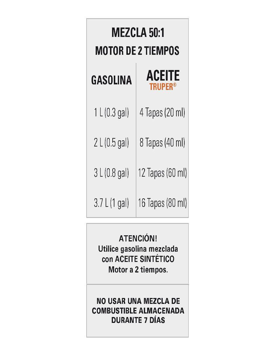 Motosierra a gasolina MOT-4518P 3