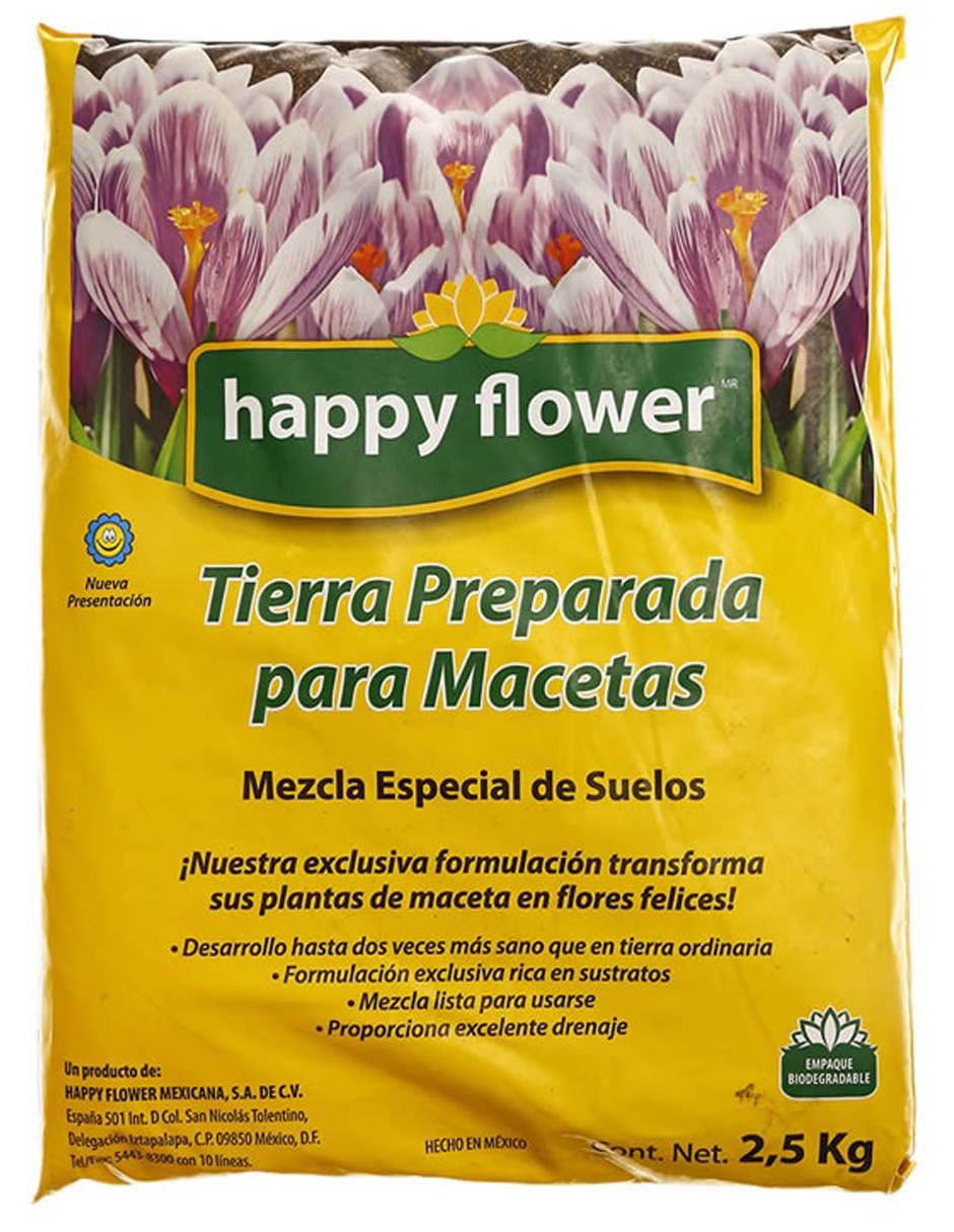 Tierra preparada para Flowers 2.5 Kg Liverpool.com.mx